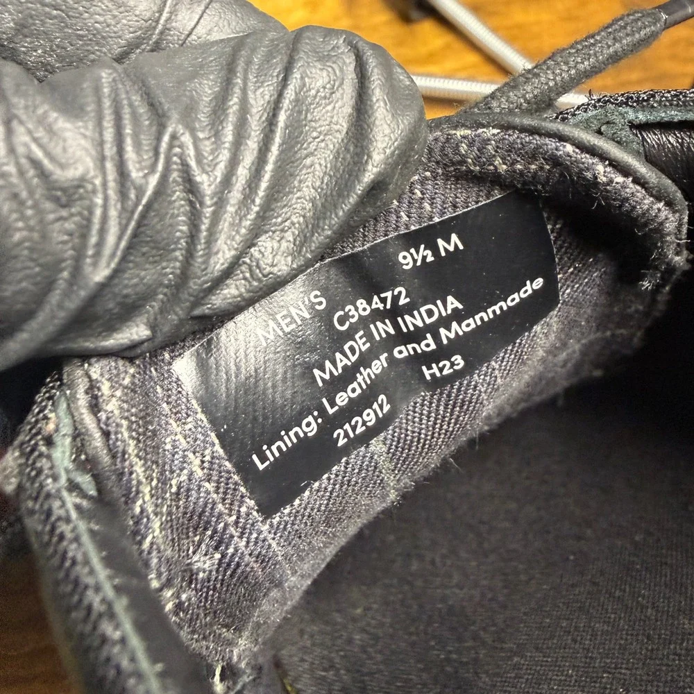 Cole Haan Grand OS C38472 Black Leather‎ Plain Toe Oxford Mens 9.5 M